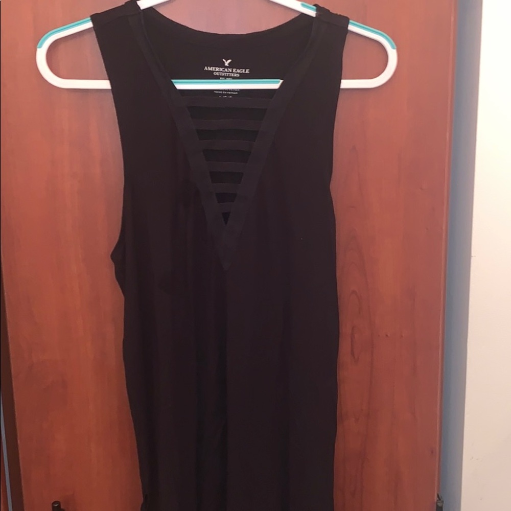 American Eagle ladder v-tank top